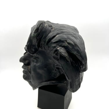 Alexis Rudier Fondeur Head of Balzac Sculpture by Auguste Rodin