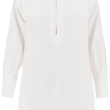 Ferragamo Linen Blend Tunic Dress Women