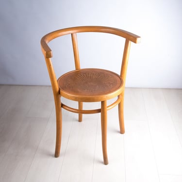 Thonet bentwood chair/ JJ Kohn chair/ bentwood chair black/ bentwood lounge chair/ fledermaus chair/ art nouveau furniture 