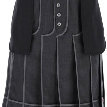 Thom Browne Inside-Out Pleated Skirt Men