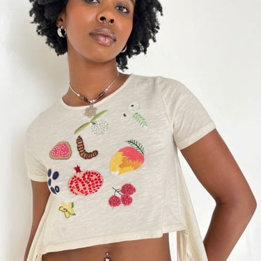 Abacaxi Fruit Nostalgia Beaded Tee