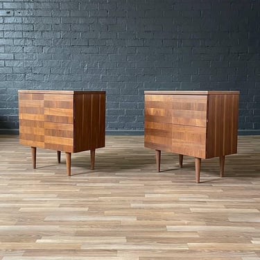 Pair of Mid-Century Modern Walnut Night Stands, c.1960’s 