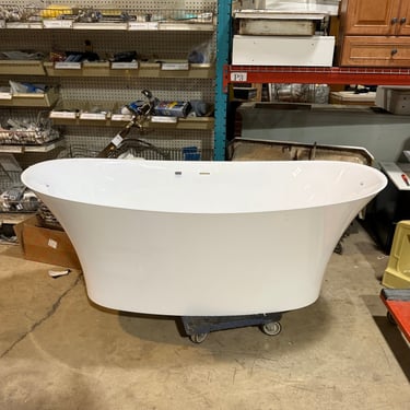 Signature Hardware 'Giosa' Freestanding Solid White Bath Tub