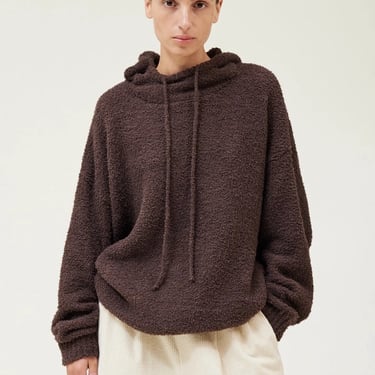 Grade & Gather - Oversized Hoodie Sweater - Cocoa