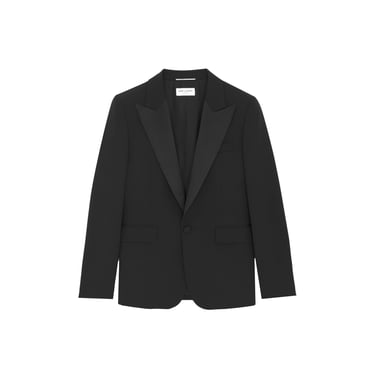 Saint Laurent Grain De Poudre Smoking Jacket Men