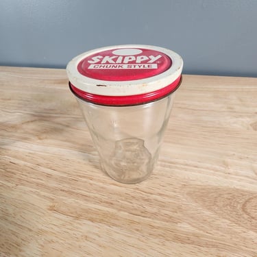 Vintage Skippy Peanut Butter Jar 