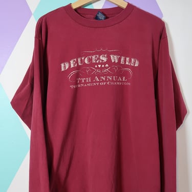 Vintage 2000s Deuces Wild Graphic Tshirt