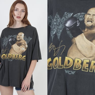 Goldberg WCW Wrestling T Shirt, Vintage WWF Professional Wrestler Tee 