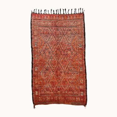 Antonique Vintage Beni Mguild rug | 6'2&quot; x 10'2&quot;