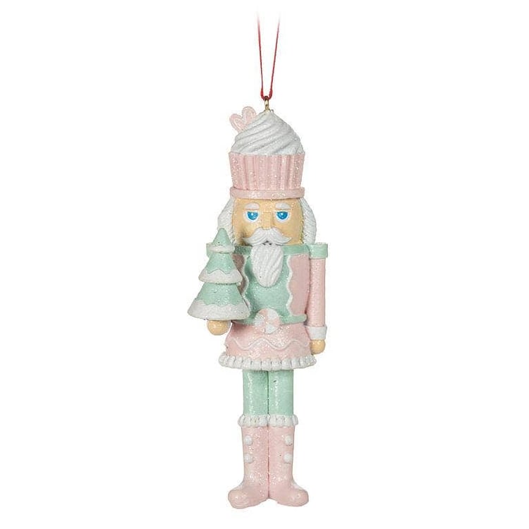 Pastel Nutcracker Ornament-4.5&quot;H