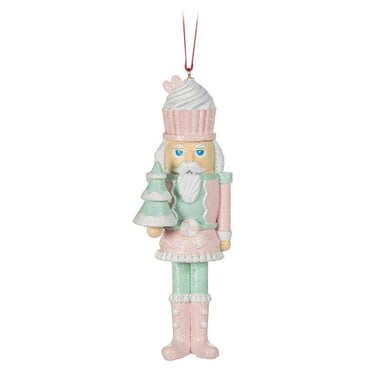 Pastel Nutcracker Ornament-4.5"H