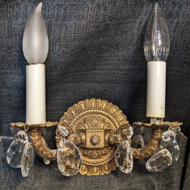 Vintage Brass Spanish Sconce