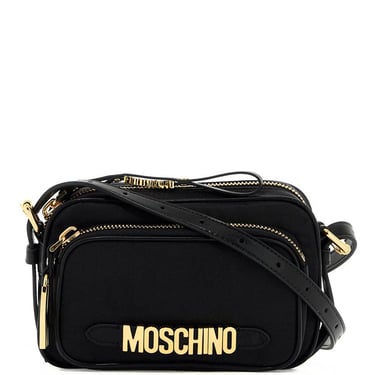 Moschino Mini Shoulder Bag With Metal Logo Women