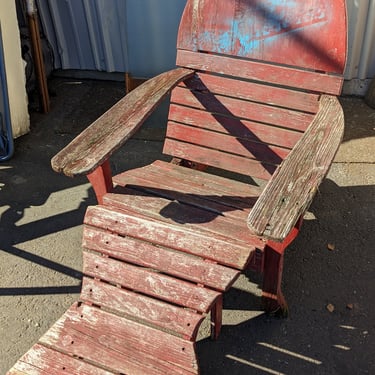 Aderondack Red Fish Chair