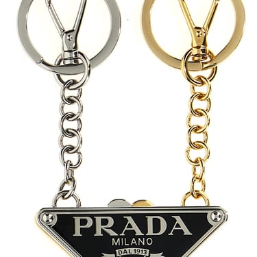 Prada Women Logo Keyring