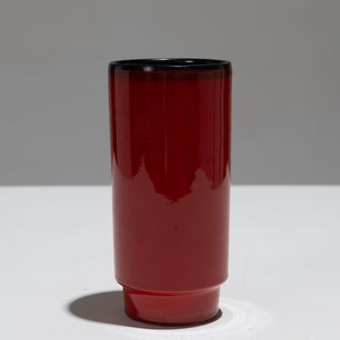 VASE CYLINDRIQUE EN CÉRAMIQUE, 1960s