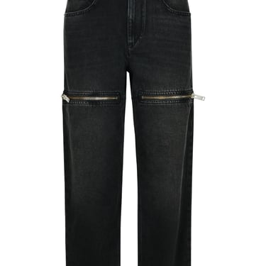 Isabel Marant Etoile 'Salia' Black Cotton Jeans Woman