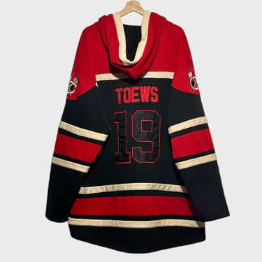 Jonathan Toews Chicago Blackhawks Heavyweight Hoodie Sweatshirt 2XL