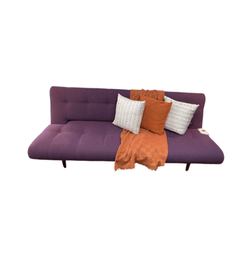 Innovation “Duplexo”<br />Sofa Bed<br />Royal Purple Fabric<br />L 77 x D 28 x H 32