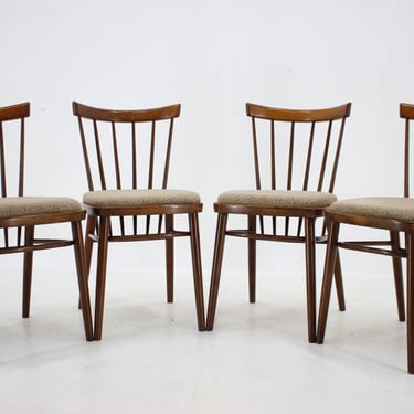 1960s Set of 4 Dining Chairs by Tatra ,Czechoslovakia / Vintage Chair / Brown Colour / Mid-Century / 