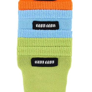 Miu Miu Women Multicolor Fabric Socks Set