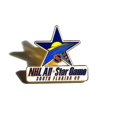 Vintage NHL All Star Game Metal Pin