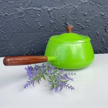 Apple Green Fondue Pot