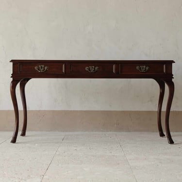 18th C. French Regency Walnut Desk with Fawn Feet