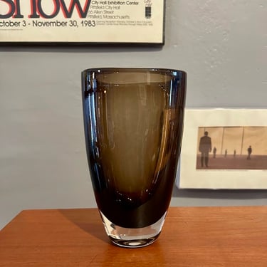 Scandinavian ‘Sommerso’ Art Glass Vase