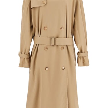 Moschino Double-Breasted Trench Coat With Women