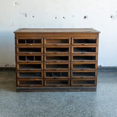 Oak Haberdasher's Cabinet No. 2