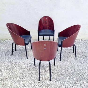 Postmodern Dining Chairs 4 Four Maple 90s Andreu World | 330