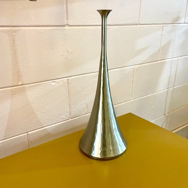 Mid Century Modern Inspired Metal Vase by Arteriors 