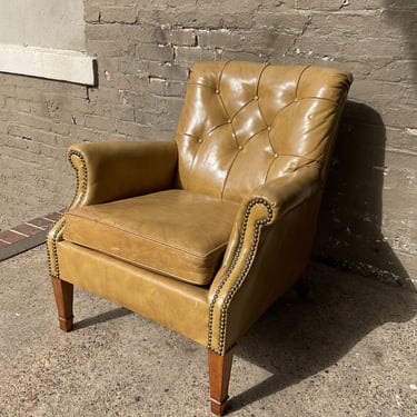 Tufted Leather Chair