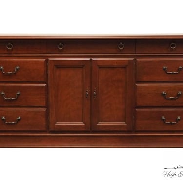 HICKORY WHITE Solid Cherry Traditional Style 74" Triple Door Dresser 705-32 