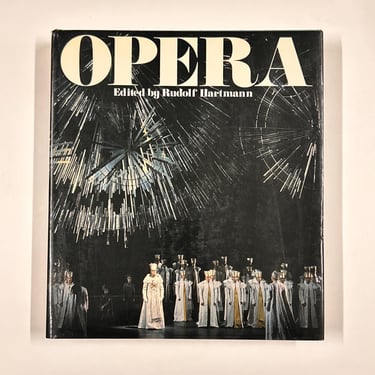 1970s Vintage “Opera” Large Hardcover Edited by Rudolf Hartmann 