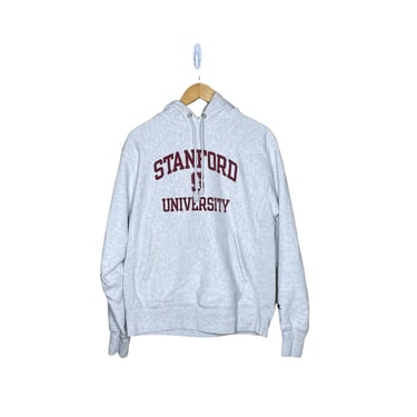 Vintage 90's Stanford University Reverse Weave Champion Sweatshirt Hoodie, Size M 