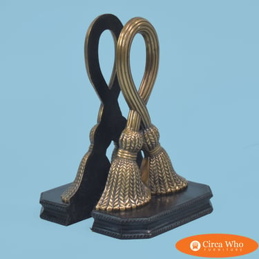 Pair of Vintage Tassel Bookends