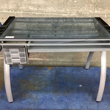 Glass Top Drafting Table (Seattle)