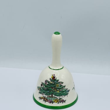 Vintage Spode Christmas Tree  Bell 