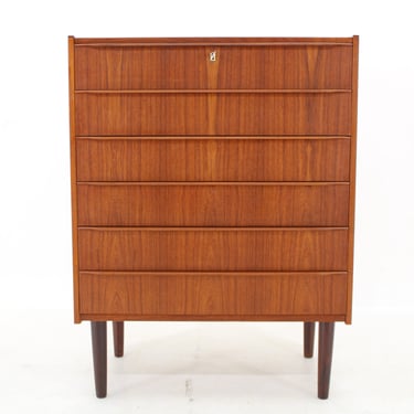 1960s Teak Chest of Drawers, Denmark 