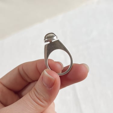 Sterling Modernist Ring 