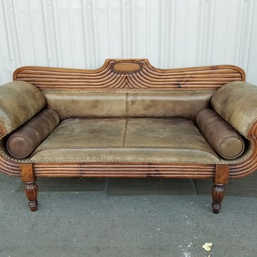 Contemporary American Empire Style Loveseat