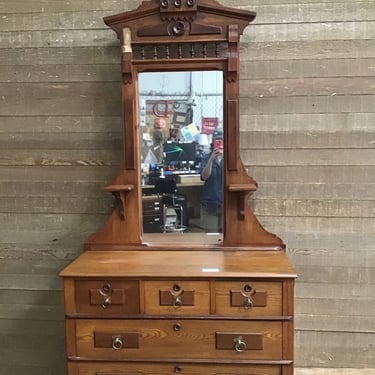 Antique Mission Style Chestnut Dresser (Tacoma)