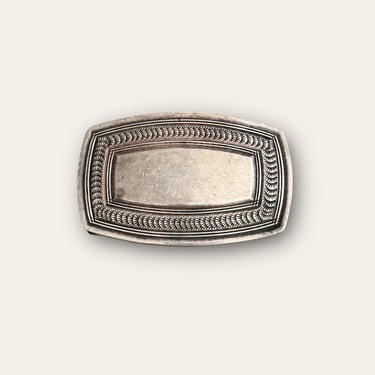 Vintage 1970’s Sterling Silver Belt Buckle