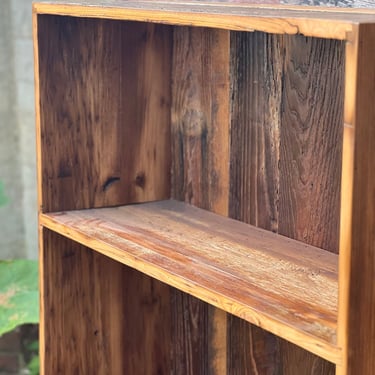 Reclaimed All-Wood Rustic Style Bookcase 