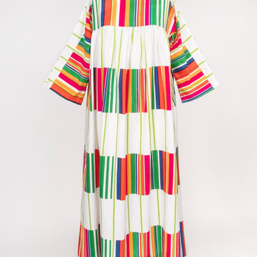 chinese dress ladies Vintage 1960s Marimekko Finland Keidas Maxi Dress by Annika Rimala Siz   Poppy's Vintage Clothing