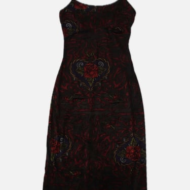 Betsey Johnson Velvet Tattoo Dress