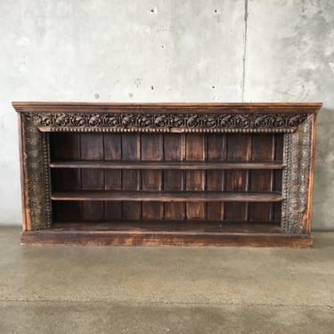 Rustic Spanish Hand Carved Shelving