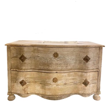 19th c French Bleached Commode